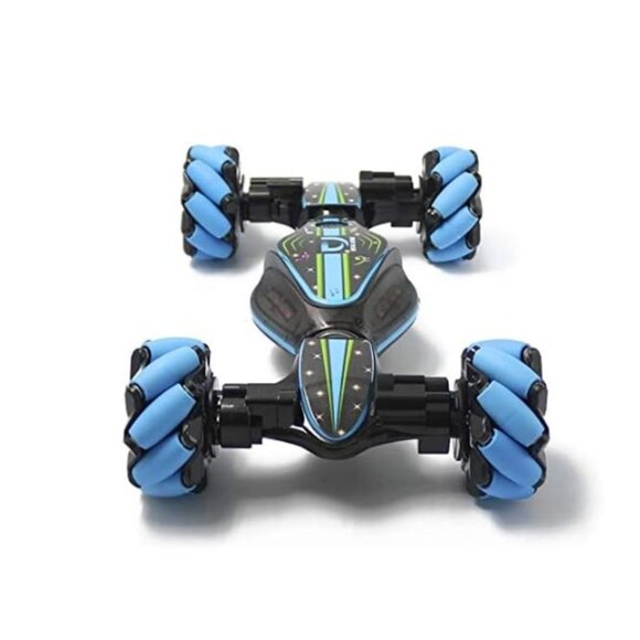 Blue Gesture Sensing Traverse Crab Dancing Stunt Car with Lights, Music - Picture 3 of 15